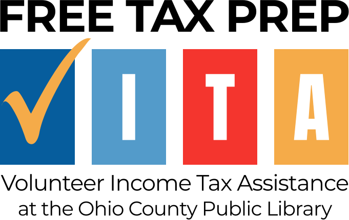 I T A Volunteer Income Tax Assistance at the Ohio County Public Library FREE TAX PREP