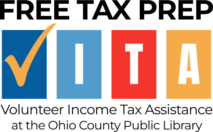 I T A Volunteer Income Tax Assistance at the Ohio County Public Library FREE TAX PREP
